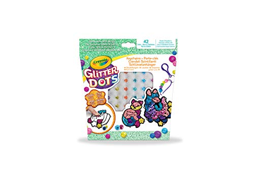 Crayola 04-0800 - Juego de colgantes brillantes para jugar y crear con purpurina moldeable, multicolor , color/modelo surtido