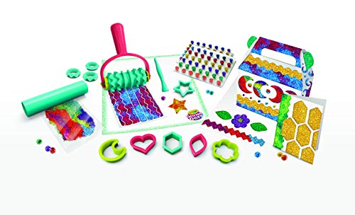 Crayola- Dots Sparkle Station, juego para jugar y crear con el purpurina moldeable, multicolor, 04-0804 , color/modelo surtido