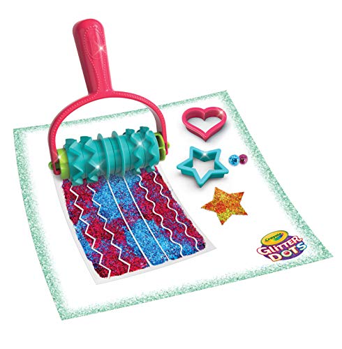 Crayola- Dots Sparkle Station, juego para jugar y crear con el purpurina moldeable, multicolor, 04-0804 , color/modelo surtido