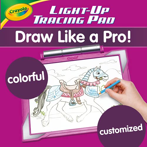 Crayola Light Up Tracing Pad Pink by Binney & Smith