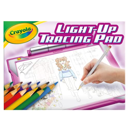 Crayola Light Up Tracing Pad Pink by Binney & Smith