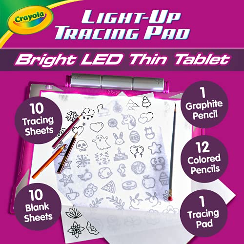 Crayola Light Up Tracing Pad Pink by Binney & Smith