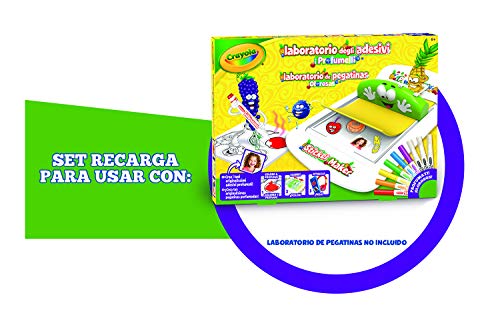 CRAYOLA Recarga Laboratorio, Set para Crear Pegatinas Olorosas, Multicolor (25-7250)