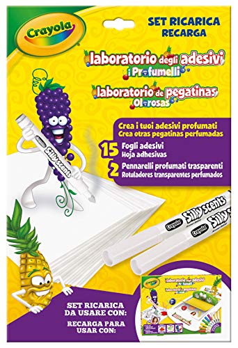 CRAYOLA Recarga Laboratorio, Set para Crear Pegatinas Olorosas, Multicolor (25-7250)