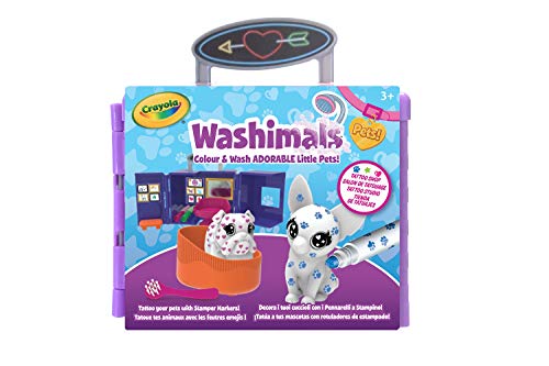 Crayola Washimals - Playset Estudio De Tatuajes, color Multi