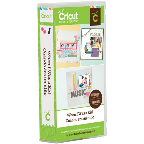 Cricut 2002093-Cartucho para máquina de Tipo I Manualidades When Was A Kid 3,81 x 13,3 x 24,1 cm