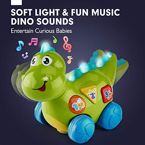 CubicFun Dinosaurios Juguetes Niños 1 año Juguetes Musicales con Luz Juguetes Cognitivos Educativos Tempranos Juguetes Bebe 6 Meses Juguetes para Niños 1 2 años