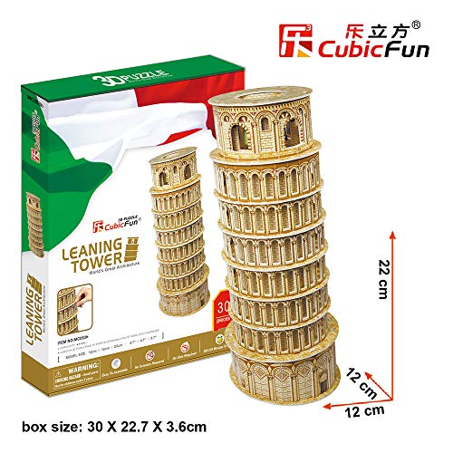 CubicFun MC053h, Leaning Tower, 30 piezas