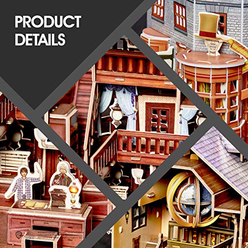 CubicFun Puzzle 3D Harry Potter Callejón Diagón Colección 4 en 1 Set - Quality Quidditch Supplies, Ollivanders Wand Shop, Weasleys' Wizard Wheezes y Gringotts Bank, 274 Piezas