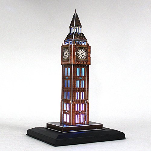 CubicFun- Puzzle 3D LED Big Ben (CPA Toy Group Trading S.L. L501H)