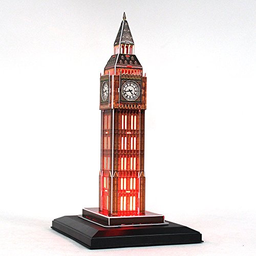 CubicFun- Puzzle 3D LED Big Ben (CPA Toy Group Trading S.L. L501H)