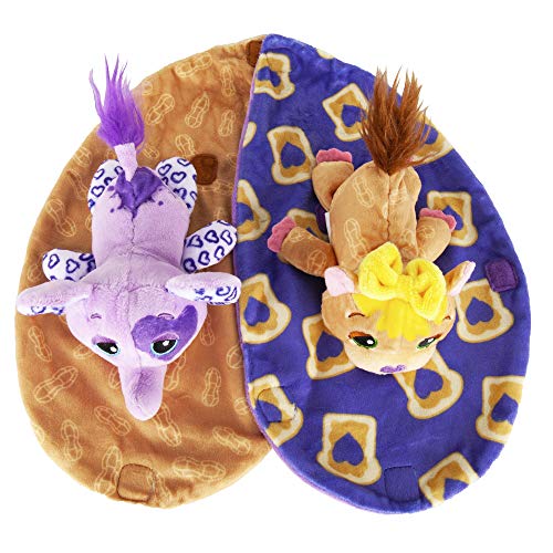 Cuteitos 39226 Cutetitos Taste Budditos Peanut Butter and Jelly-2 Mini Animales de Peluche coleccionables-Edades 3+ -Serie 1