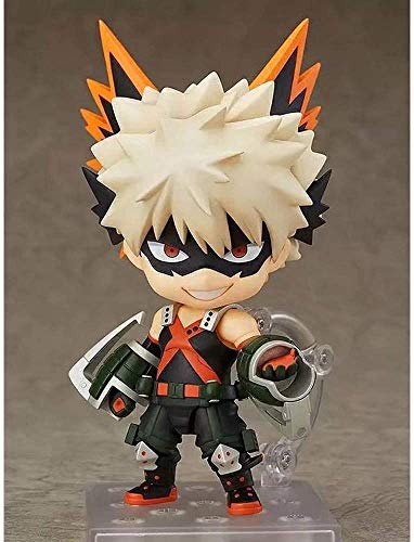 CUUGF Edición limitada My Hero Academia Midoriya Izuku y Bakugou Katsuki Q Versión Nendoroid Figuras de acción con accesorios Juntas móviles Figuras de anime Modelo de personaje Fans de anime Regalo c