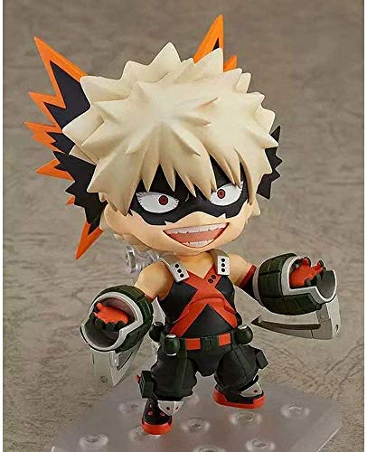 CUUGF Edición limitada My Hero Academia Midoriya Izuku y Bakugou Katsuki Q Versión Nendoroid Figuras de acción con accesorios Juntas móviles Figuras de anime Modelo de personaje Fans de anime Regalo c