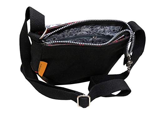 CYP BRANDS-BD-20-CT Bolso Bandolera CATRINAS-Rosabella, Multicolor, t.única (BD-20-CT)