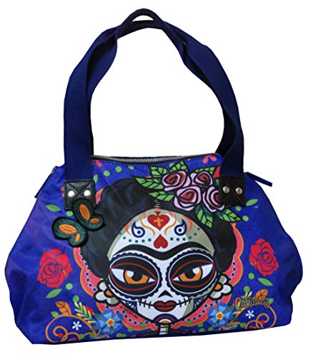 CYP BRANDS- Bolso con Laterales AMPLIABLES CATRINAS - Matilda, Multicolor (BM-01-CT)