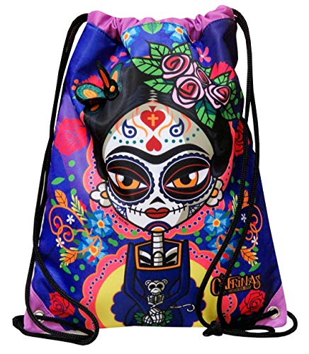 CYP BRANDS- Mochila Saco 34X44 CATRINAS - Matilda, Multicolor (MC-03-CT)