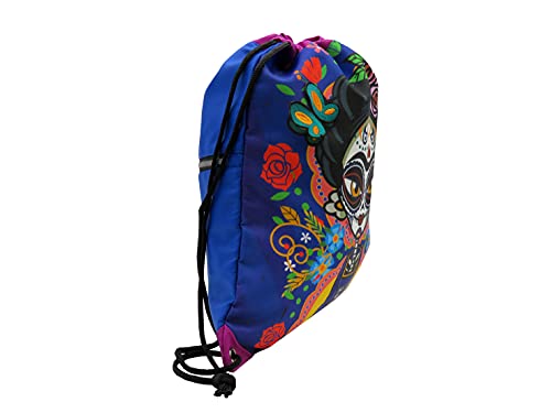 CYP BRANDS- Mochila Saco 34X44 CATRINAS - Matilda, Multicolor (MC-03-CT)