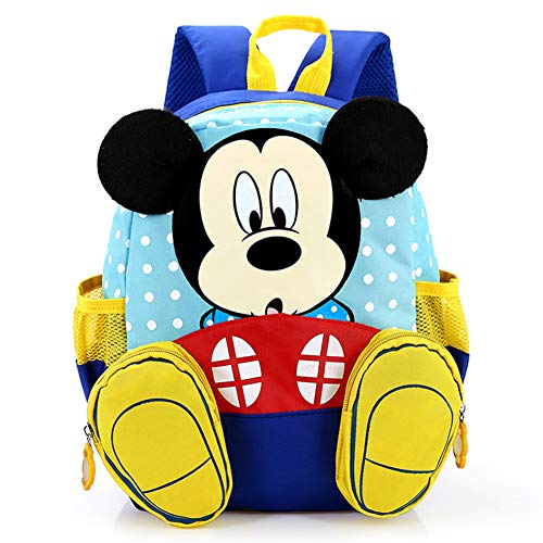 CYSJ Mochilas Escolares, Mochila 3D Minnie Mickey Mouse, Mochila Escolar para Niños, Mochila de Gran Capacidad,Mochila de Viaje para Deportes al Aire Libre, Regalo de Cumpleaños para Niños