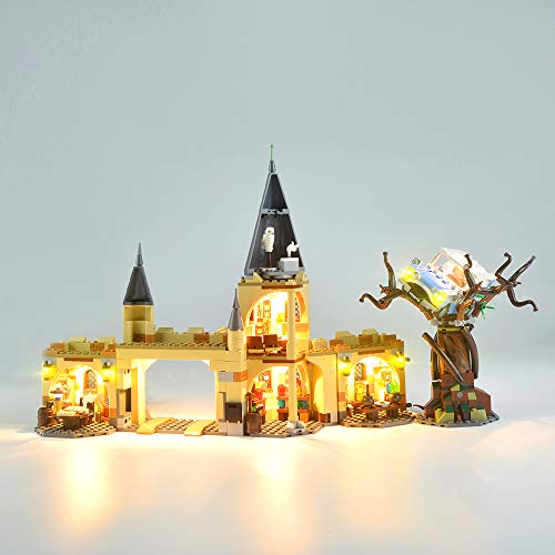 CZA LED Light Kit de Harry Potter y la cámara Secreta de Hogwarts Sauce Boxeador Compatible con 75953 Harri película de Bloques de creación de Modelos (no Incluye el Modelo)