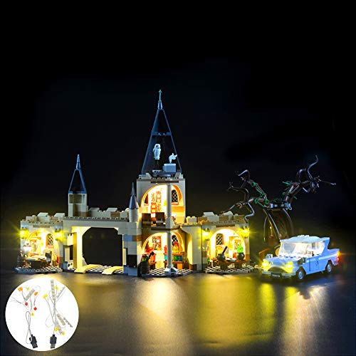 CZA LED Light Kit de Harry Potter y la cámara Secreta de Hogwarts Sauce Boxeador Compatible con 75953 Harri película de Bloques de creación de Modelos (no Incluye el Modelo)