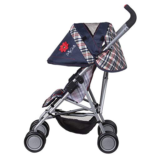 Daisy Chain Silla de Paseo para muñecas Zipp MAX - Recomendado para niños de 4 a 9 años. (Classic Check)