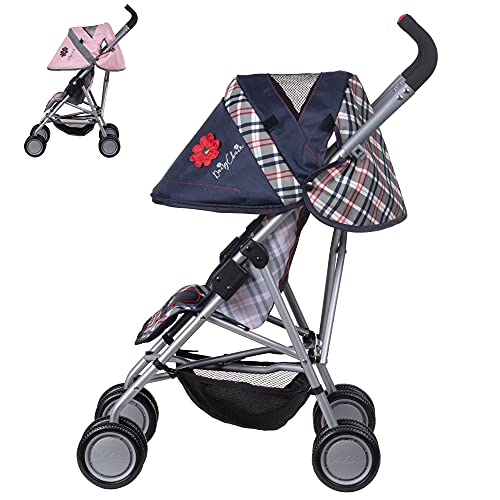 Daisy Chain Silla de Paseo para muñecas Zipp MAX - Recomendado para niños de 4 a 9 años. (Classic Check)