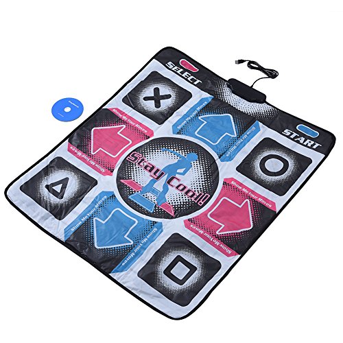 Dance Pad, Antideslizante Durable Estera de Baile, Resistente al Desgaste, Baile Step Dance Mat Pad Dancer Blanket t con USB para PC.