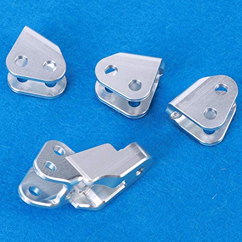 DAUERHAFT Link Mount Set Aleación de Aluminio Accesorios de actualización Atractivo Link Mount para Redcat Scout II Gen8 RC Car con Estilo (Silver)