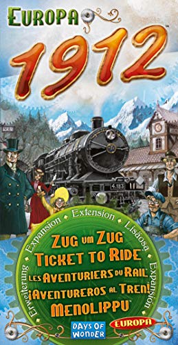 Days of Wonder- Aventureros Al Tren-Europa, Color (720111)