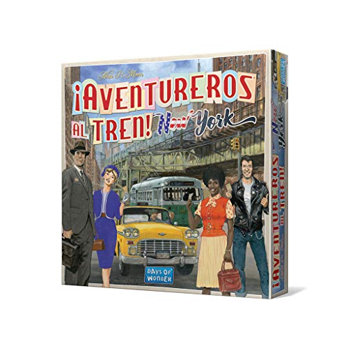 Days of Wonder-¡Aventureros al Tren New York-Español, multicolor (Edge Entertainment DW720860) , color/modelo surtido