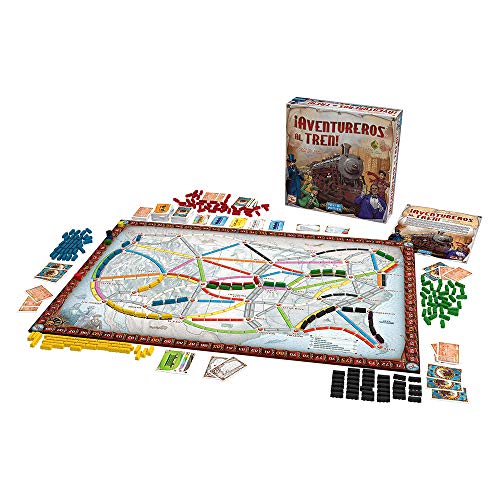 Days of Wonder Aventureros Español Sube al Tren de la Aventura, Multicolor, Talla única (DW7281) + Aventureros Al Tren, Juego de Mesa (Lfcabi127)