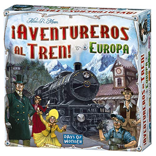 Days of Wonder Aventureros Español Sube al Tren de la Aventura, Multicolor, Talla única (DW7281) + Aventureros Al Tren, Juego de Mesa (Lfcabi127)