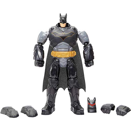 Dc Batman Missions Figura de Acción Batman con Armadura y Máscara de Quita y Pon de 30 cm (Mattel GCK65)