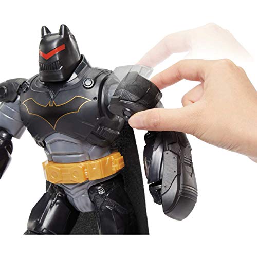 Dc Batman Missions Figura de Acción Batman con Armadura y Máscara de Quita y Pon de 30 cm (Mattel GCK65)