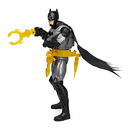 DC Comics 6055159 Cinturón de Utilidad de Cambio rápido de 12 Pulgadas Batman Deluxe Figura de acción con Luces y Sonidos (los Estilos y Colores Pueden Variar)