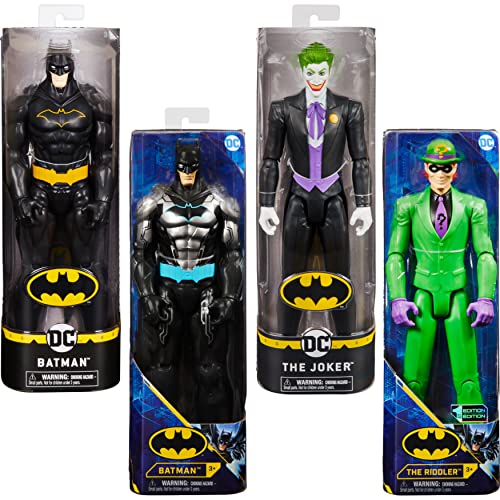 dc comics Batman 12-Inch Action Figure, for Kids Aged 3 and up. Styles Vary 6055697-Figura de acción 30 cm, Varios Modelos, Color Surtido (Spin Master 6055697)