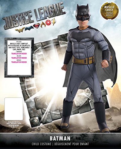 DC Comics - Disfraz de Batman Premium para niño, infantil 5-7 años (Rubie's 640170-M)