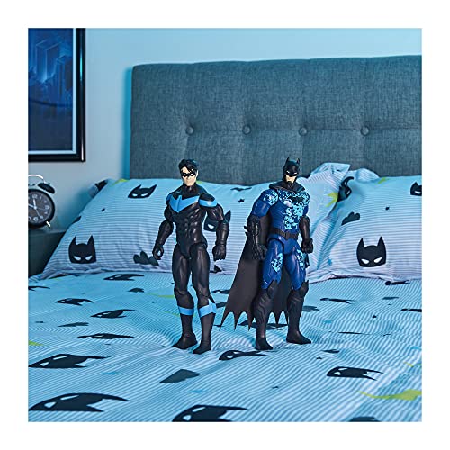 dc comics Inch Tactical Action (Blue Suit), for Kids Aged 3 and up Batman 12" Bat-Tech Figura de acción táctica (Traje Azul), para niños de 3 años en adelante, Color (Spin Master 6060343)