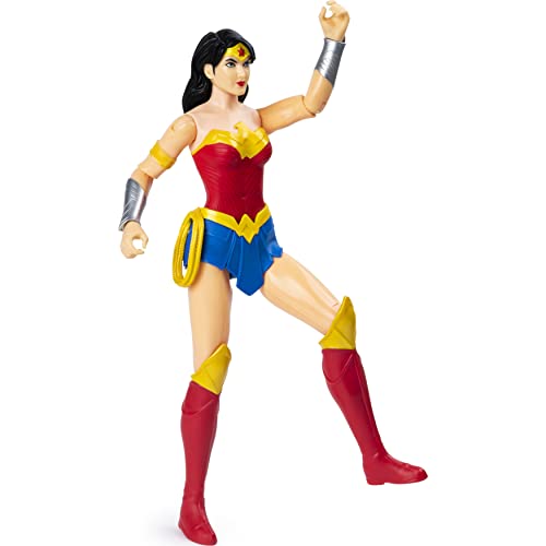 DC Comics - Juego de 4 Figuras articuladas de 30 cm con Superman, The Flash, Wonder Woman y Cyborg, 6061587