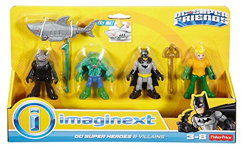 DC Super Friends Heroes & Villains Imaginext Set Aquaman Black Manta by Imaginext