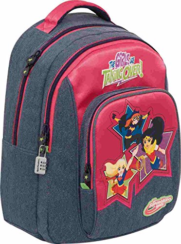 DC Super Hero Girls Stars Mochilas Infantiles, 46 cm, Multicolor