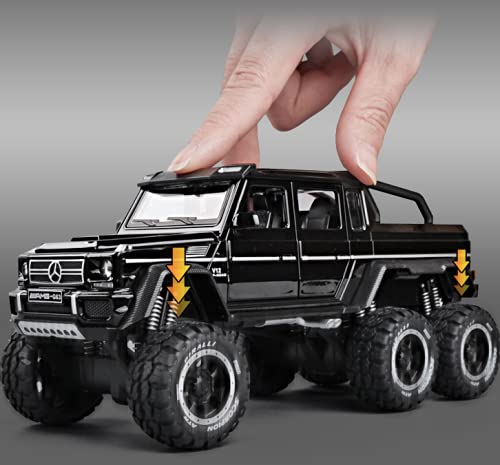 DDTETDY Monster Trucks High Speed ​​Die-Cast Buggy Functions Coches De Juguete Coleccionables Off-Road Car Puertas Que Se Abren con Música Interior Detallado Niños Niñas Vacaciones Cumpleaños GIF