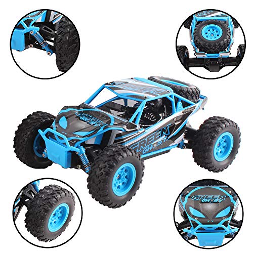 deAO HB Toys RC Coche de Carreras Rally 4x4 Control Remoto 2.4GHz Vehiculo Todo Terreno de Alta Velocidad