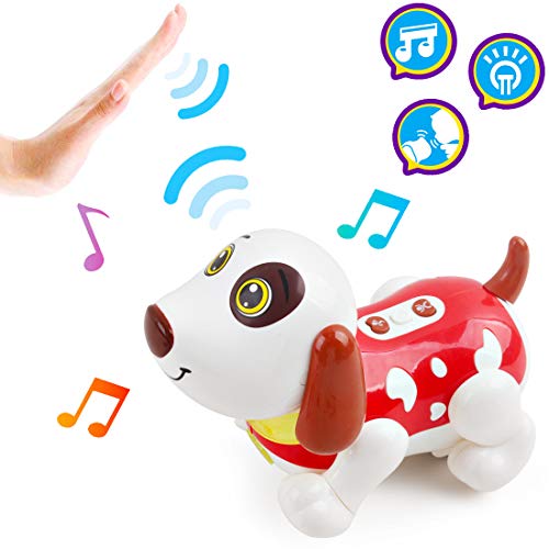 deAO Mascota Interactiva para Practicar Inglés Actividad Infantil de Aprendizaje con Perrito Robot Inteligente Juguete Electrónico Multifuncional (Veterinario)