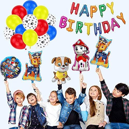 Decoración Cumpleaños Patrulla Canina Globos Patrulla Canina Pancarta Cumpleaños Patrulla Canina Balloons Dog Patrulla Canina