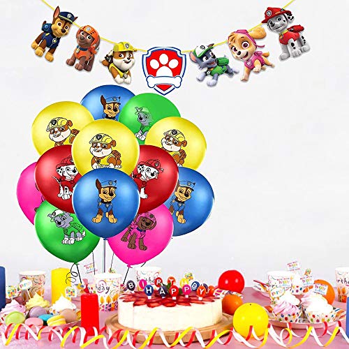 Decoración Cumpleaños Patrulla Canina Globos Patrulla Canina Pancarta Cumpleaños Patrulla Canina Balloons Patrulla Canina Balloons