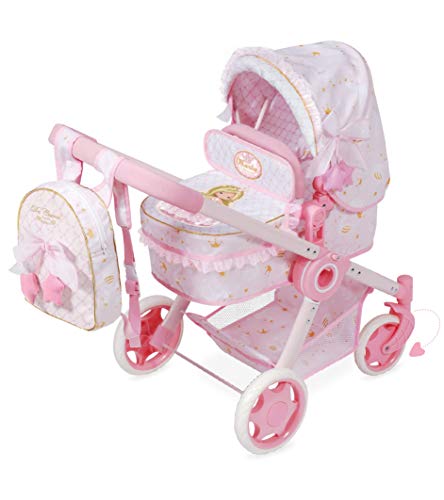 Decuevas- Coche MUÑECA Maria 3X1 Plegable 70X41X62 CM, (80528)