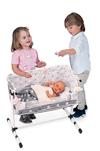 Decuevas Toys - Cuna regulable, almohada de nube incluida, multicolor (51224)