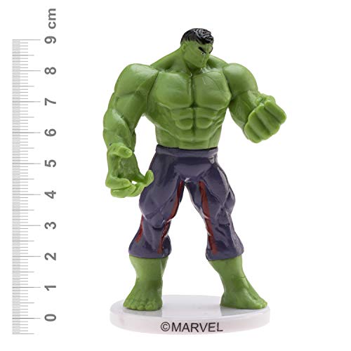 Dekora - Decoracion para Tartas con la Figura de Hulk de 9 cm